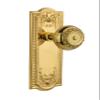 Nostalgic Warehouse Meadows Plate with Meadows Knob, Passage - 2.375", Polished Brass view 1
