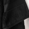 Superior Egyptian Cotton Pile Bath Towel Set of 2, Ultra Soft Luxury Towels, Thick Plush Essentials, Absorbent Heavyweight, Guest Bath, Hotel, Spa, Home Bathroom, Shower Basics, Black view 3