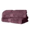 Superior Egyptian Cotton Pile Bath Towel Set of 2, Ultra Soft Luxury Towels, Thick Plush Essentials, Absorbent Heavyweight, Guest Bath, Hotel, Spa, Home Bathroom, Shower Basics, Plum view 1
