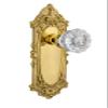 Nostalgic Warehouse Victorian Plate & Interior Crystal Door Knob view 1