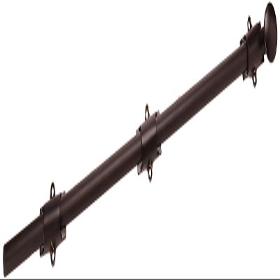 Deltana 24SB10B HD Solid Brass 24-Inch Surface Bolt