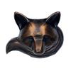 Fox Door Knocker - Oiled Bronze (Standard Size) view 1