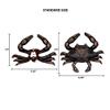Crab Door Knocker - Oiled Bronze (Standard Size) view 4