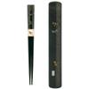 Happy Sales Ryu Mei 058030 Black Dragonfly Chopstick Set, 9 Inches view 1
