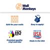 Wallmonkeys Blue Parrot Macaw Wall Decal Peel and Stick Animal Graphics (60 in H x 40 in W) WM304915 view 4