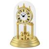 Seiko QHN006GLH Anniversary Mantel Clock with Glass Dome, Rotating Pendulum, 9.25 x 7 Inches view 1