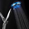 PowerSpa 4-Inch LED Handheld Shower Head with Air Jet LED Turbo Pressure-Boost Nozzle Technology (Premium Chrome) view 3