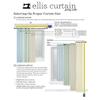 Ellis Curtain Stacey Sheer 56-by-36 Inch Tailored Tier Pair Curtains, Ice Cream, 56x36 view 4
