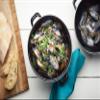 KitchenCraft Mussel Pot, World of Flavours, Enamel Dual-Purposed Lid, Medium 18 cm (6.5''), Black view 2
