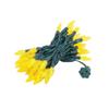 Novelty Lights 24FT 70 LED C6 LED Christmas String Lights, Outdoor Christmas Tree Commercial Grade LED String Lights, Permanent Christmas Lights Outdoor Tree Decorations Outdoor (Yellow) view 1
