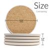 CoasterStone Hydrangeas Absorbent Coasters, 4-1/4-Inch, Set of 4 view 2