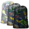 Dalykate Mesh Laundry Bags, 24" x 36", Heavy Duty with Reinforced Handles, Foldable & Portable, Drawstring Closure, 3-Pack Mixed Colors view 1