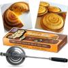 Toas-Tite Handheld Sandwich Maker, Classic Sandwich Grill & Panini Press, Cast Aluminum Pie Iron, Retro 1945 Stovetop & Campfire Toaster for Hot Sandwiches, Pies, Paninis, RV & Camping view 1