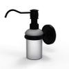Allied Brass PR-60-BKM Prestige Regal Collection Wall Mounted Soap Dispenser, Matte Black view 1