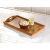 Furniture Creations Compact Bamboo Wood Bed Breakfast Food Serving Tray view 3
