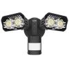 SANSI LED Security Lights, 18W (150Watt Incandescent Equiv.) Motion Sensor Lights, 1800lm 5000K Daylight Waterproof Outdoor Floodlights with Adjustable Dual-Head view 1