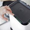 Full Circle Fresh Air Odor-Free Kitchen Compost Bin, Black and White view 4