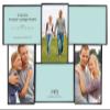 MCS Front-Loading Collage Picture Frame With 6 Openings, 4 x 6, Black (Rectangular) view 1