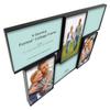 MCS Front-Loading Collage Picture Frame With 6 Openings, 4 x 6, Black (Rectangular) view 2
