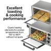 Hamilton Beach Countertop Toaster Oven & Pizza Maker Large 4-Slice Capacity, Stainless Steel (31401) view 2