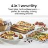 Hamilton Beach Countertop Toaster Oven & Pizza Maker Large 4-Slice Capacity, Stainless Steel (31401) view 3