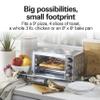 Hamilton Beach Countertop Toaster Oven & Pizza Maker Large 4-Slice Capacity, Stainless Steel (31401) view 4