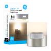 GE LED Motion Sensor Night Light, Plug into Wall, 40 Lumens, Soft White, UL-Certified, Energy Efficient, Ideal Nightlight for Bedroom, Bathroom, Kitchen, Hallway, 29844, Silver, 1 Pack view 1