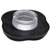 Waring Blender Clover Leaf Cover for Glass Jar, Black view 1