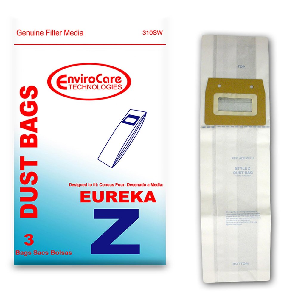 EnviroCare Replacement Vacuum Bags Designed to Fit Eureka Sanitaire Ultra/Electrolux Z Vacuum Bags 3 Pack