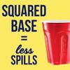 SOLO Cup Company Red Squared Plastic Party, 18 Ounce, 200 Count, 50 Count (Pack of 4) view 4