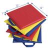 Children's Factory 12" Square Kids Floor Cushions, Flexible Classroom Seating, Sit Upon for Kids, Set of 6 view 3