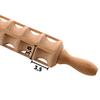 Eppicotispai Beechwood Ravioli Rolling Pin, 40 Raviolis, 23.6-Inch view 2