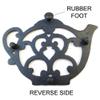Teapot Cast Iron Trivet for Hot Pots & Kitchen & Dining Table, Gift for Home, Metal Wall Art & Home Decor, 2 or More for Set, Black, 8 by 6.1 Inches view 4