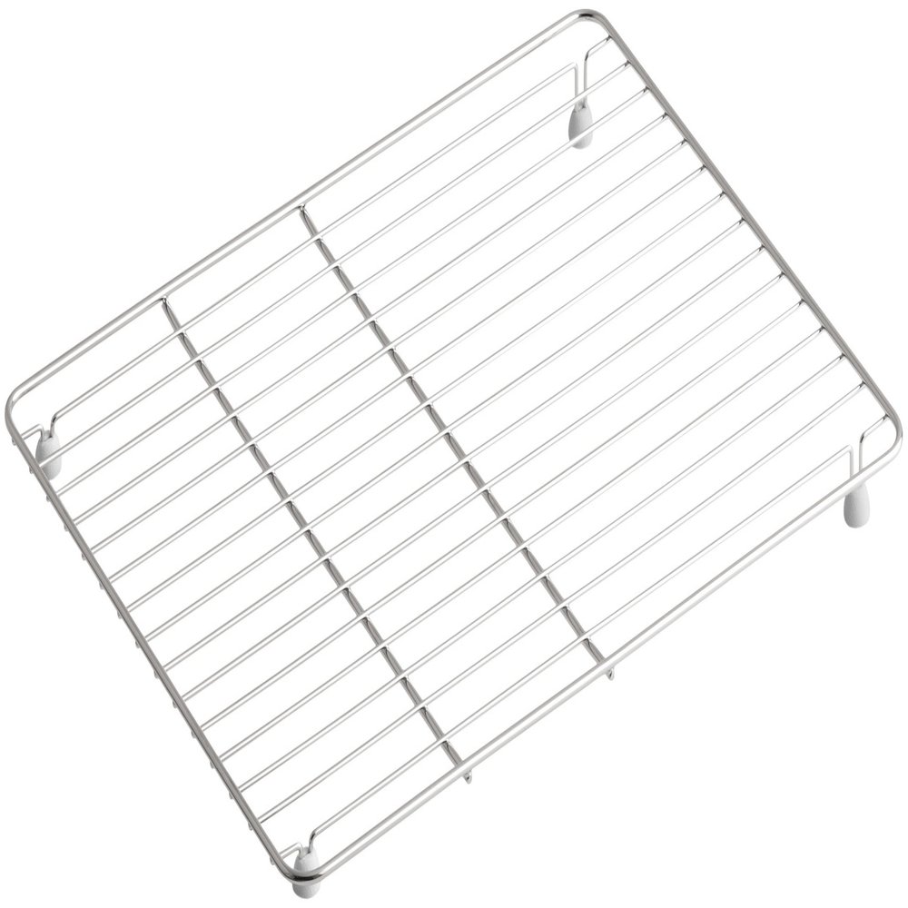 KOHLER K-6237-ST Riverby Left-Hand Sink Rack, Stainless Steel 1.00 x 18.56 x 14.13 inches