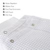 Waffle Fabric White Shower Curtain with Liner Set - Includes Free Clear Liner, Decorative Shower Curtain for Bathroom Set - Rustproof Metal Grommets Waterproof Hotel Quality 72" x 72" Heavy 290 GSM view 3