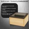 Rattleware Stainless Maple Holder Knock Box - Perfect for Home, Cafe, Restaurant, Hotel, Office, or Commercial Establishment - Heavy Duty Knock Box Trusted By Baristas Worldwide (6 x 5.5 x 4) view 3