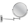 Better Living Cosmo 8" Vanity Doubled Sided Mirror, 1x/5x Magnification 360 Rotation Cosmetic Round Wall-Mount Makeup Mirror, Shaving Mirror, 10" x 1" x 12.25", Chrome view 3