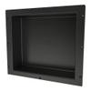 Tile Redi USA Niche Single Recessed Shower Shelf  Black, One Inner Shelf, 16-Inch Width x 14-Inch Height x 4-Inch Depth view 1