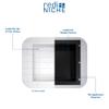 Tile Redi USA Niche Single Recessed Shower Shelf  Black, One Inner Shelf, 16-Inch Width x 14-Inch Height x 4-Inch Depth view 4