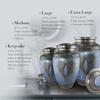 Blue Angel Cremation Urn for Ashes Adult Male - Personalized Cremation Urns for Human Ashes Adult Man Decorative Urns - Beautifully Handcrafted view 4