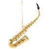 Broadway Gifts Gold Saxophone Christmas Tree Ornament Decoration 4.5 inches view 4