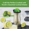 Tovolo Stainless Steel Cocktail Shaker with Strainer Reamer & Jigger 24 oz Drink Shaker, Dishwasher Safe BPA Free Cocktail Shaker with Measurements in Lid for Professional Martini Daiquiri Mojito view 2