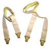 Hold-Up Brand Crisscross Fitted Sheet Strap Stay-Downs with US Patented Gripper Clasps view 1