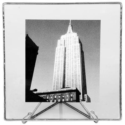 Clear Glass Silver Float Frame 5amp;frac12;x7/4x6 by Bedford Downingamp;reg; - 4x6