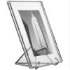 Clear Glass Silver Float Frame 5amp;frac12;x7/4x6 by Bedford Downingamp;reg; - 4x6 view 2