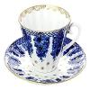 Lomonosov Porcelain Tea Cup and Saucer Set Radiant Basket 2pc 7.95 oz/235 ml view 1