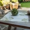 MODERN-TWIST Placemat 100% Food-Grade Silicone, Waterproof and Reusable, Jardin  Gold view 3