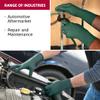 Ansell MICROFLEX Dura Flock DFK-608 Thick 11mil Nitrile Gloves for Automotive, Aftermarket, Machinery - XL, Green (Box of 50) view 3