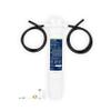 EcoPure Main Faucet Under Sink Inline Water Filtration System (EPWUFF1) | NSF Certified | Reduces Chlorine, Sediment & Cysts | No Additional Faucet Required view 1