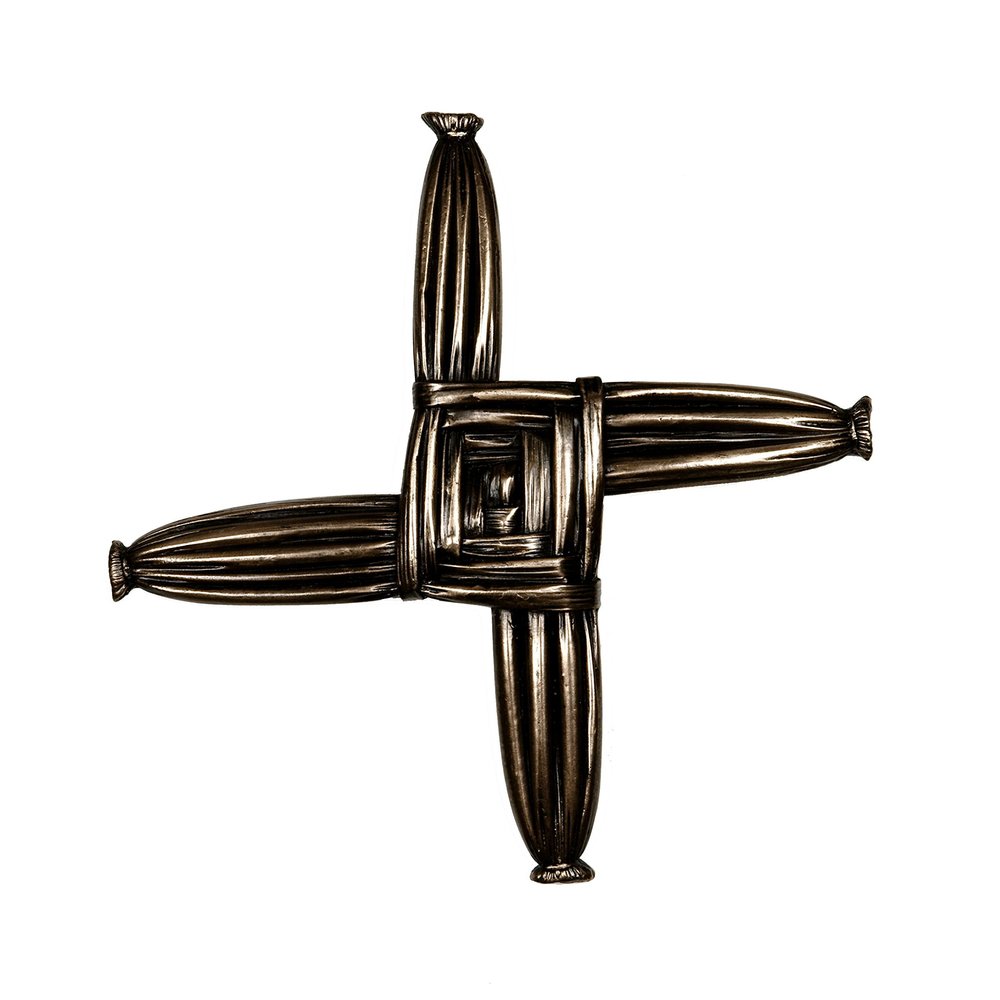 Wild Goose Studios St. Brigids Cross Wall Hanging 6 Tall by 6 Wide Resin Cast Coated in Bronze Ready to Hang Irish Gift Housewarming Made in Ireland